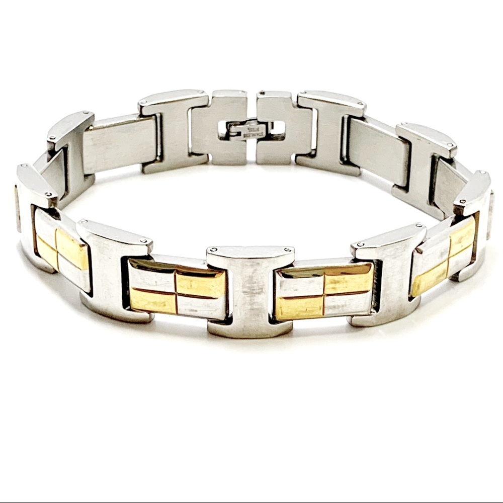SALE Men Silver Gold Chain Link Bracelet Hip Hop
